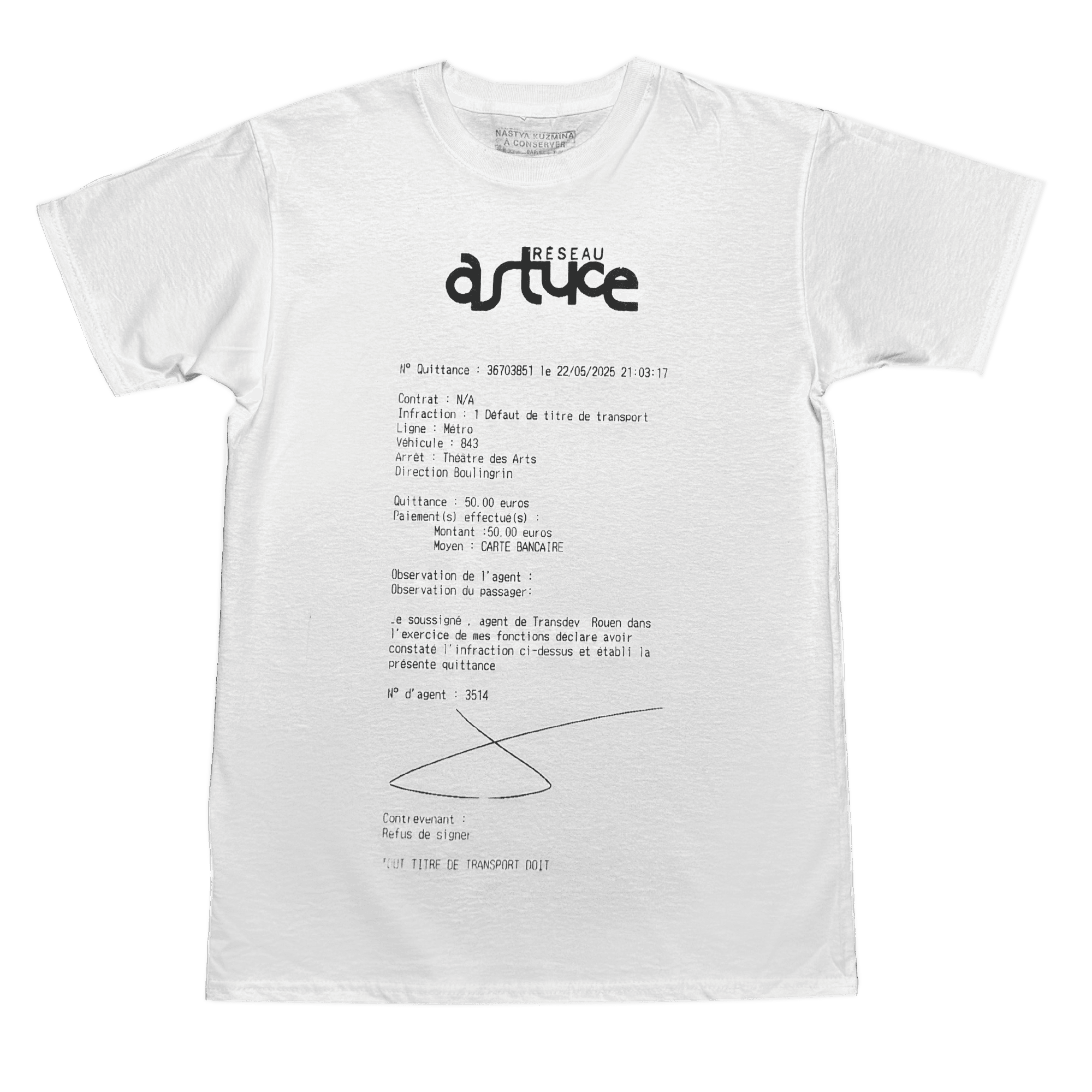 AMENDE–BLANC